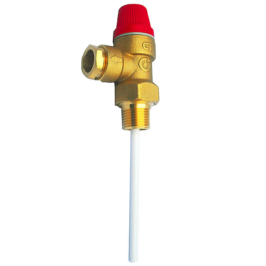 Altecnic Caleffi 309473 CST 90C/7 Bar Temperature & Pressure Relief Valve