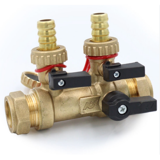 Altecnic Caleffi 1241502 28mm Flush & Fill Valve